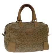 Pre-owned Canvas handbags Celine Vintage , Beige , Dames