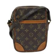 Pre-owned Canvas shoulder-bags Louis Vuitton Vintage , Brown , Dames