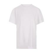 Wit T-shirt met geborduurde handtekening Givenchy , White , Dames