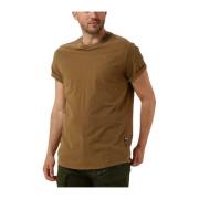 Heren Polo & T-shirts Lash R G-star , Brown , Heren