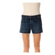 Denim Shorts Regular Fit Moustache Effect G-star , Blue , Dames