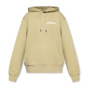 Hoodie met logo Jacquemus , Green , Dames