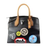 Pre-owned Leather louis-vuitton-bags Louis Vuitton Vintage , Black , D...