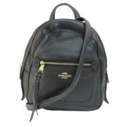 Pre-owned Leather backpacks Coach Pre-owned , Black , Dames