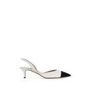 Milanese Slingback Ballerina's Aquazzura , White , Dames