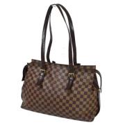 Pre-owned Canvas louis-vuitton-bags Louis Vuitton Vintage , Brown , Da...