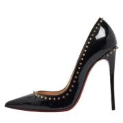 Pre-owned Leather heels Christian Louboutin Pre-owned , Black , Dames