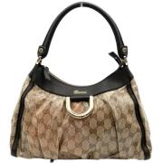 Pre-owned Fabric gucci-bags Gucci Vintage , Brown , Dames