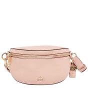 Pre-owned Leather crossbody-bags Coach Pre-owned , Pink , Dames