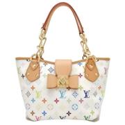 Pre-owned Canvas louis-vuitton-bags Louis Vuitton Vintage , White , Da...