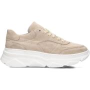 Lage Beige Sneakers Dames Lina Locchi , Beige , Dames