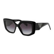 Stijlvolle zonnebril met 0PR 14Zs Prada , Black , Dames