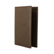 Bruin lederen Bifold Wallet Billionaire , Brown , Heren