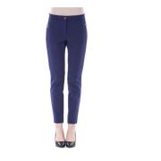 Slim Fit Blauwe Polyester Jeans & Pant Byblos , Blue , Dames