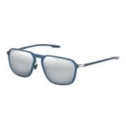 Blauw Rood Spiegel Zonnebril Porsche Design , Blue , Unisex