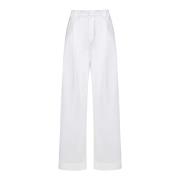 Natuurlijke Broek Brunello Cucinelli , White , Dames