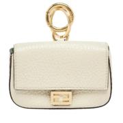 Pre-owned Leather fendi-bags Fendi Vintage , Beige , Dames