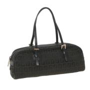 Pre-owned Canvas fendi-bags Fendi Vintage , Black , Dames