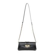 Zwarte Clutch Tas Valentino Garavani , Black , Dames