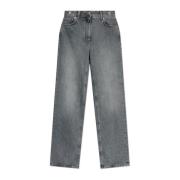 Hoge taille jeans Versace , Gray , Dames