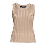 Gestreepte top Versace , Beige , Dames