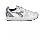 Diadora White Fabric Sneaker Diadora , Multicolor , Dames