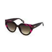 Bruin Roze Havana Zonnebril Bruin Verloop Just Cavalli , Multicolor , ...