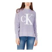 Trui met print lange mouwen Calvin Klein Jeans , Purple , Dames