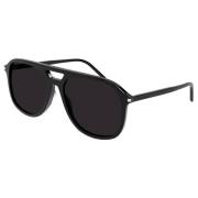 Zwart/Grijs Zonnebril SL 476 Saint Laurent , Black , Heren