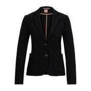 Elegant Slim Fit Blazer Hugo Boss , Black , Dames