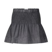 Wijdvallende Sweat Rok Isabel Marant , Gray , Dames