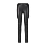 Leren Leggings Stijlvol Comfortabel Chic Arma , Black , Dames