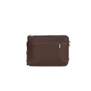 Bruin Leren Crossbody Tas Saddle Rick Owens , Brown , Dames