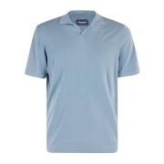 Gepoetst Polo Shirt Drumohr , Blue , Heren