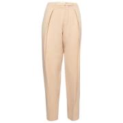 Pre-owned Fabric bottoms Chloé Pre-owned , Beige , Dames