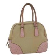 Pre-owned Leather prada-bags Prada Vintage , Beige , Dames