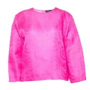 Pre-owned Silk tops Isabel Marant Pre-owned , Pink , Dames