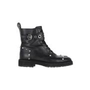 Pre-owned Leather boots Fendi Vintage , Black , Dames