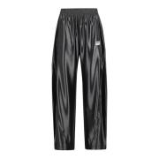 Broek met bies T by Alexander Wang , Black , Dames