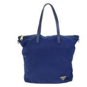 Pre-owned Fabric prada-bags Prada Vintage , Blue , Dames