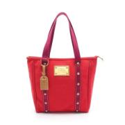 Pre-owned Canvas shoulder-bags Louis Vuitton Vintage , Red , Dames