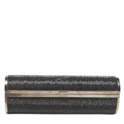 Pre-owned Fabric clutches Jimmy Choo Pre-owned , Black , Dames