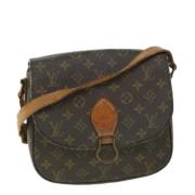 Pre-owned Canvas louis-vuitton-bags Louis Vuitton Vintage , Brown , Da...