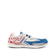 Kleur-Blok Mesh Sneakers Lanvin , Multicolor , Heren