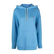 Logo Patch Hoodie voor vrouwen Autry , Blue , Dames