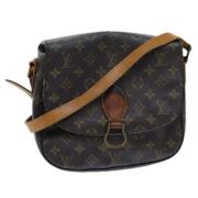 Pre-owned Canvas louis-vuitton-bags Louis Vuitton Vintage , Brown , Da...