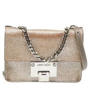 Pre-owned Leather shoulder-bags Jimmy Choo Pre-owned , Gray , Dames