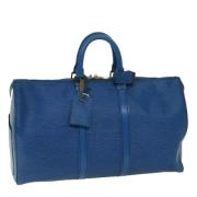 Pre-owned Leather louis-vuitton-bags Louis Vuitton Vintage , Blue , Da...