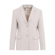 Elegante Cady Jacket in Ecru Max Mara , Beige , Dames