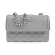 Zachte schoudertas Tory Burch , Gray , Dames